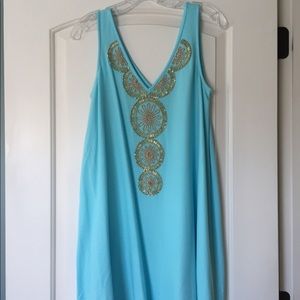 Fia dress in Serene Blue
